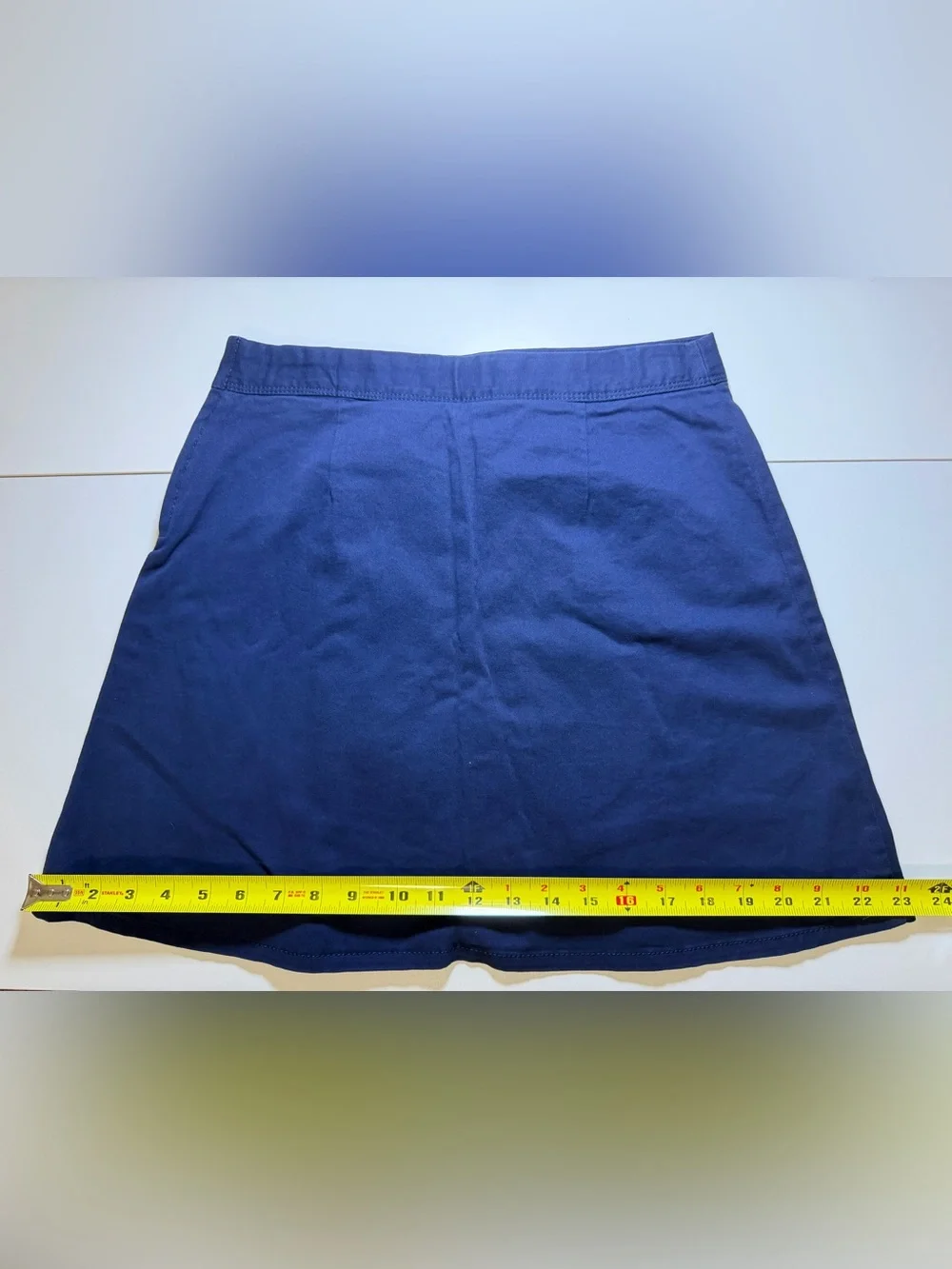 Children’s Place Navy Blue‎ Women's Skirt with Buttons 16 Slim Kids Uniform